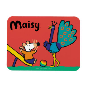 Maisy på lekplatsen med vänner magnet
