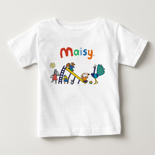 Maisy på lekplatsen med vänner tee shirt (Framsida)