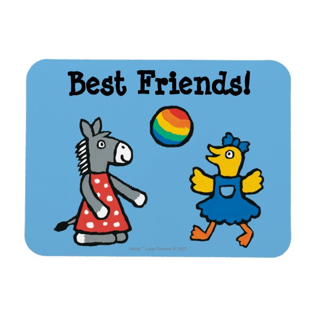 Maisy på Preschool med vänner på lekplatsen Magnet (Horisontell)
