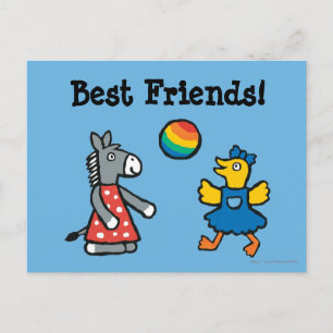 Maisy på Preschool med vänner på lekplatsen Vykort