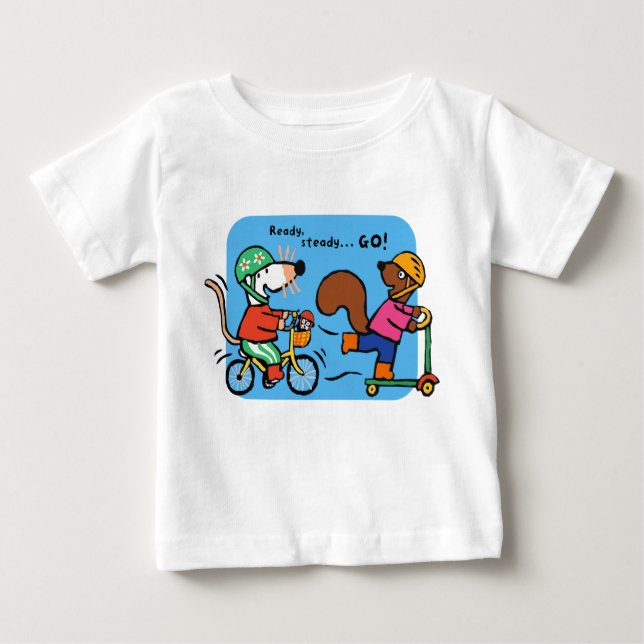Maisy Rides a Bike T Shirt (Framsida)