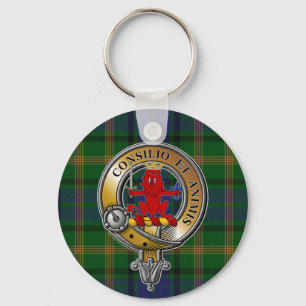 Maitland Tartan & Badge Nyckelring