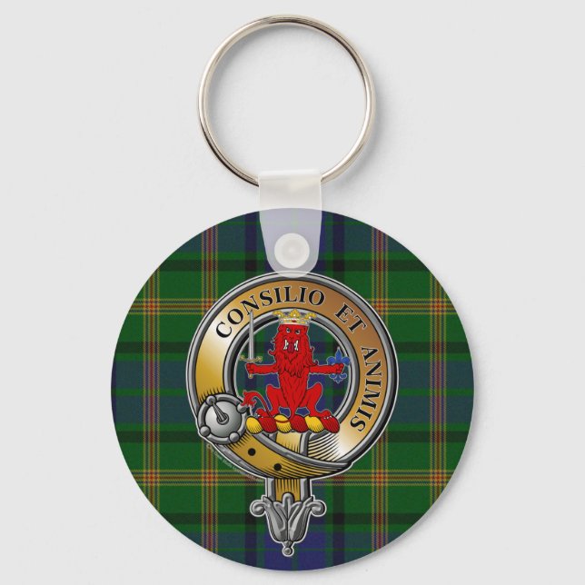 Maitland Tartan & Badge Nyckelring (Framsida)