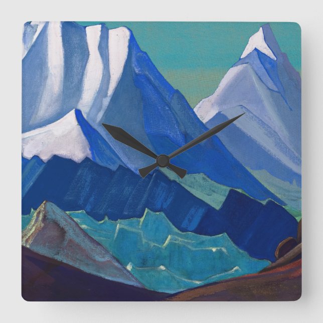 Maitreya 1932 av Nicholas Roerich Fyrkantig Klocka (Framsida)