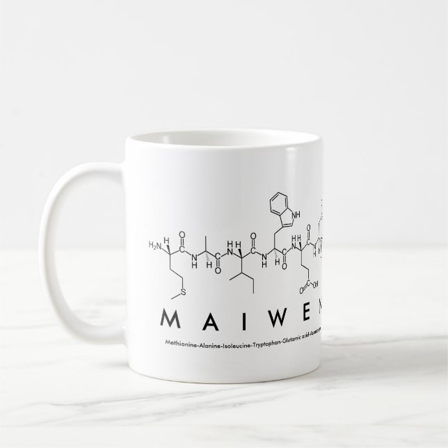 Maiwen peptide namn mugg (Vänster)