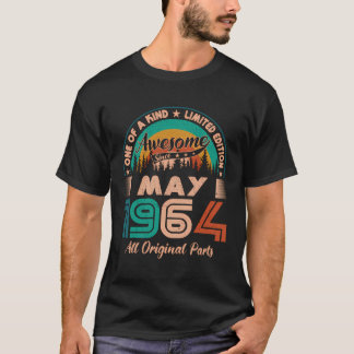 Maj 1964 Födelsedag Fantastisk sedan maj 1964 T Shirt