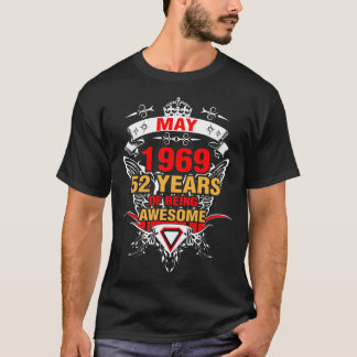 Maj 1969, 52 år av Vara Fantastisk T Shirt