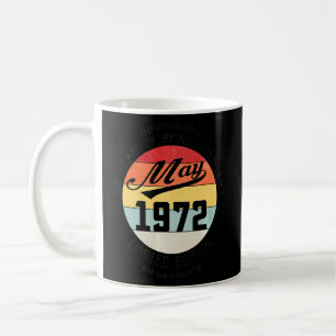 Maj 1972 50:e födelsedagen 50 år av legendary kaffemugg