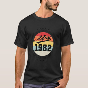 Maj 1982 40:e födelsedagen 40 år av Legenda T Shirt