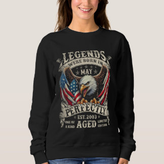 Maj 2003 Retro 22-årspresenter för män 22 år T Shirt