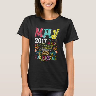Maj 2017 Girls är Sunshine Funny 5 år gammal Birt T Shirt