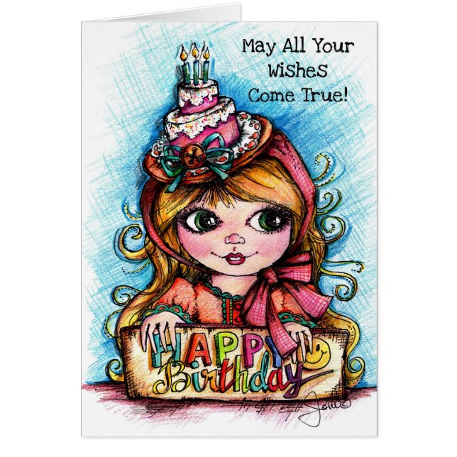 Maj all din riktig önskemålkom hälsningskort (Framsidan)