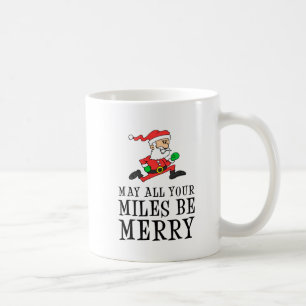 Maj alla dina Miles är den glada Santa muggen Kaffemugg