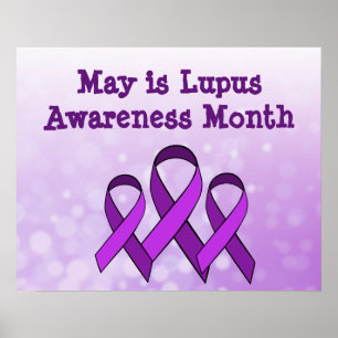 Maj är Lupus Month-Poster Poster