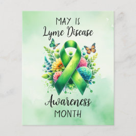 Maj är Lyme Disease Awareness Month Flygblad