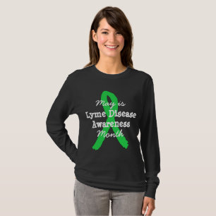 Maj är medvetenhetsmånad för borrelia-skjortor t shirt
