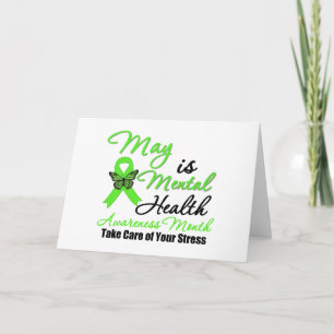 Maj är Mental Health Awareness Månad Kort