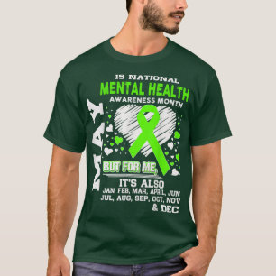 Maj är Mental Health Awareness Månad T Shirt