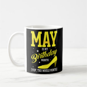 Maj är min födelsedag i dag JA hela månaden Kaffemugg