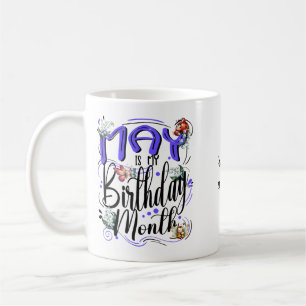 Maj är min födelsedag Mamma, födelsedagen maj Kaffemugg
