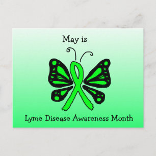 Maj är National Lyme Disease Awareness Month Vykort