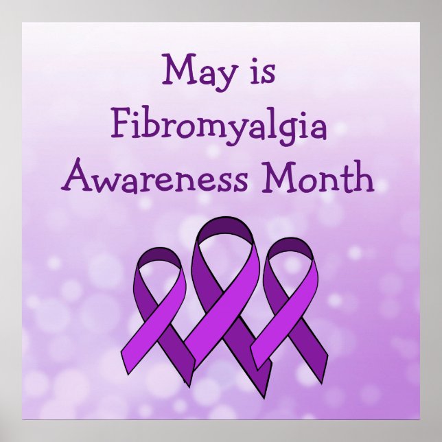 Maj är Poster månad för kännedom om fibromyalgi (Framsidan)