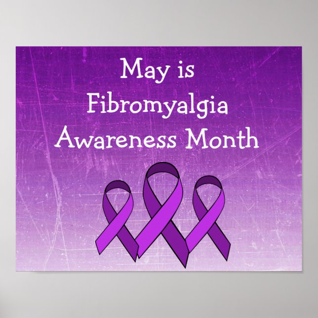 Maj är Poster månad för kännedom om fibromyalgi (Framsidan)