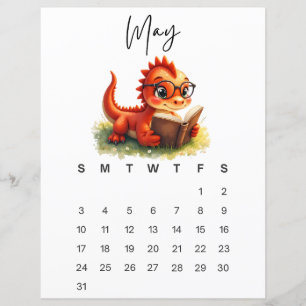 Maj Baby Dragon Sweet Fantasy Månadskalender