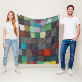 Maj Bild från Paul Klee 1925 Fleecefilt