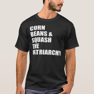 Maj bönor och torget i de klassiska patriarkklasse t shirt