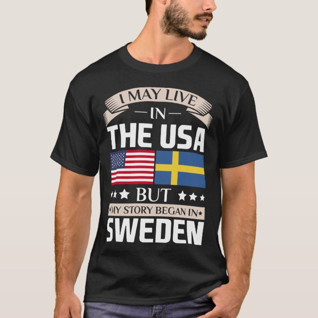 Maj bor i USA som berättelsen började i T Shirt (Framsida)