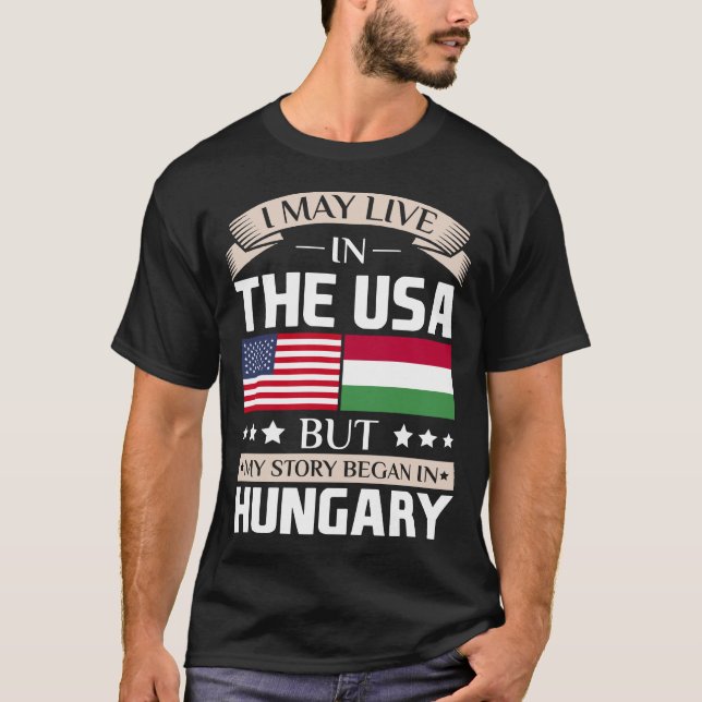 Maj bor i USA som berättelsen började i T-shirt (Framsida)