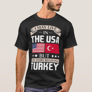 Maj bor i USA som berättelsen började i Turkiet Tee