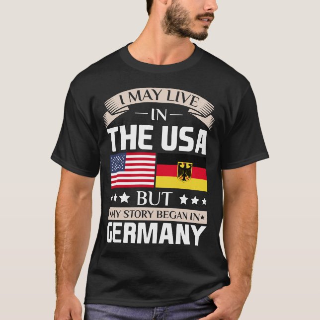 Maj bor i USA som berättelsen började i tyskland Tröja (Framsida)