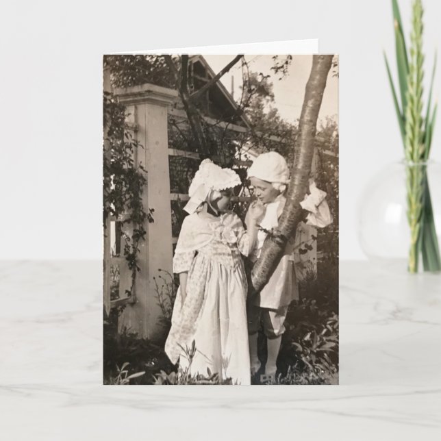 Maj Dag 1931 - Vintage Kids Helgkort (Framsida)