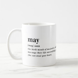 Maj Definition Födelsedag Kaffemugg