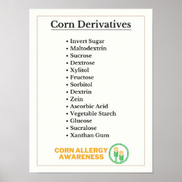 Maj Derivatives Allergy Awareness Poster