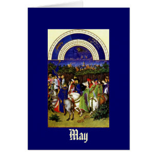 Maj - det Tres Rik Heures du Duc de bär OBS Kort