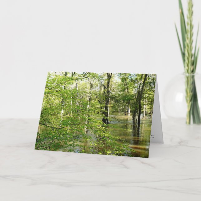 Maj dig direkt i överflöd - ett tackkort (Framsida)