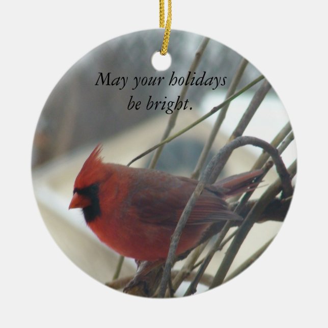 Maj din helgdagar är ljus julgransprydnad keramik (Framsidan)
