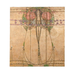Maj drottningen - Margaret Macdonald Mackintosh Anteckningsblock