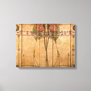 Maj drottningen - Margaret Macdonald Mackintosh Canvastryck