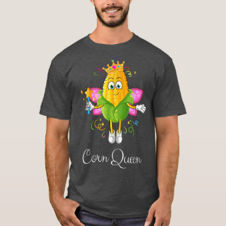 Maj Fairy Queen med Vingar och Stick Maize on Cob T Shirt