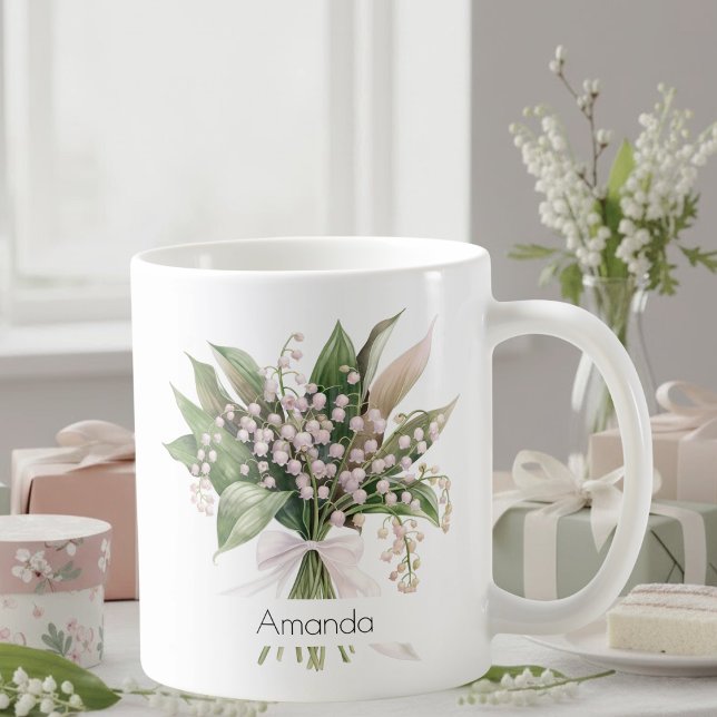 Maj Födelseblomma Mugg Liljekonvalj Mugg (Skapare uppladdad)