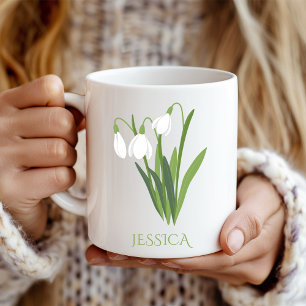 Maj Födelsemånad Blomma Liljekonvalj Kaffemugg