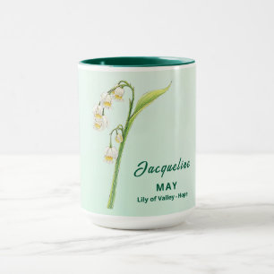 Maj födelsemånad Flower Coffee Mugg