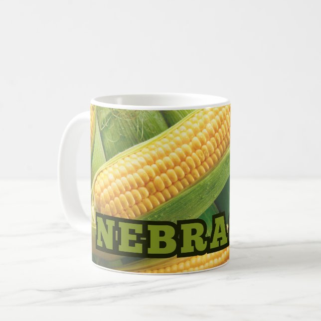 Maj från Nebraska Kaffemugg (Framsida vänster)