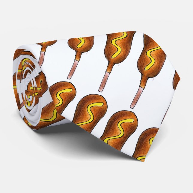 Maj Hund Corndog w/ Mustard Hett Hund Junk Food Ti Slips (Rullad)