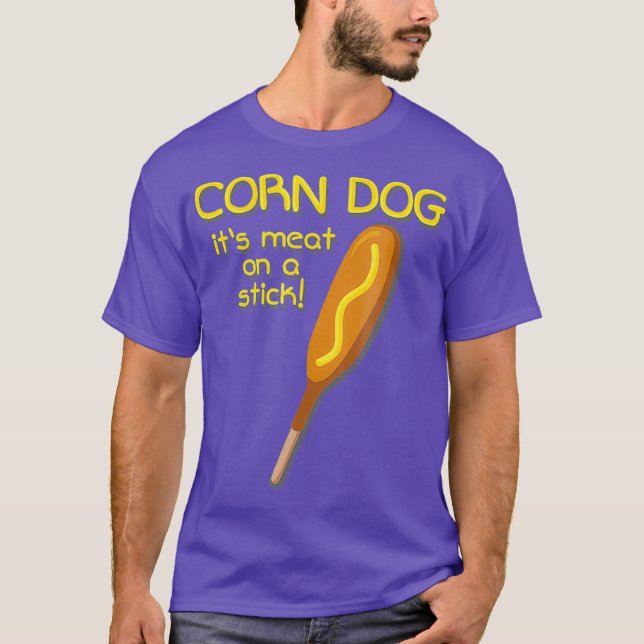 Maj Hund Hett Hund Funny Food T Shirt (Framsida)