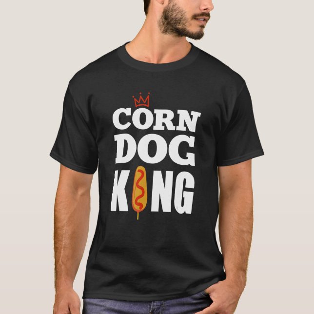Maj Hund Kung Foodie T Shirt (Framsida)